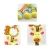 Import color baby plush animal toy cute baby giraffe toy happy monkey plush stuffed toy keychain from China