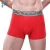 Import Comfortable Fabric Customized Adult Males Red Cotton Boxer Briefs Young Men Underwear from China