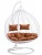 Import Comfortable PE handcraft  basket hanging swing chairs outdoor furniture from China