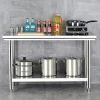 Commercial Kitchen equipment stainless steel worktable removable bench Stainless steel kitchen  hotel dining workbench