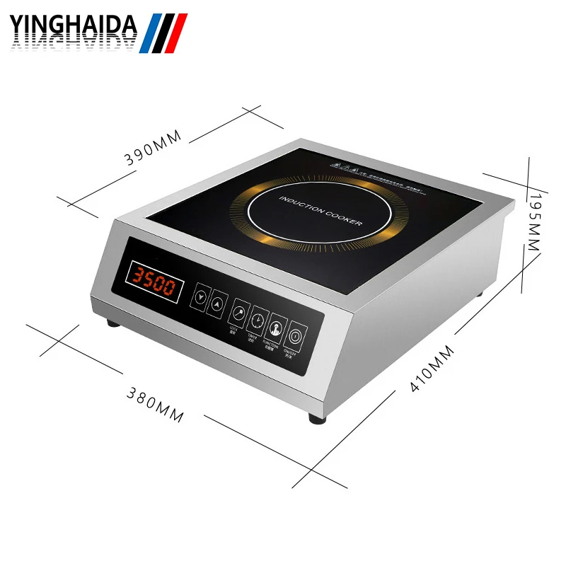 Commercial Large Electric Cookers Control Knob Inductin Cooker Cooking Heater