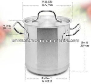 Commercial Stainless Steel Capsule Induction Bottom Cookware