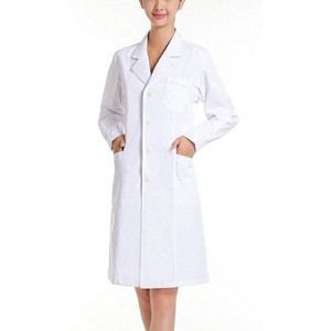 competitive poly cotton white doctor uniform apron