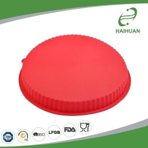 Competitive Price 12&#39;&#39; Silicone Round Cake Pie Pan Tart Molds