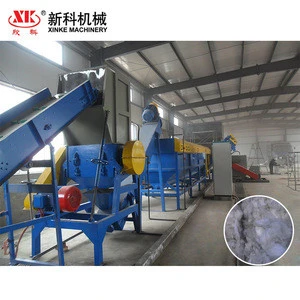 Complete waste used plastic PP/PE film crushing and washing machine production line