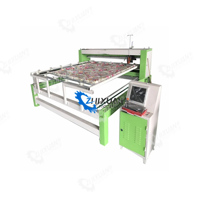 Computer Controlling Comforter Making Machine Movable Single Needle Longarm Quilting Machines