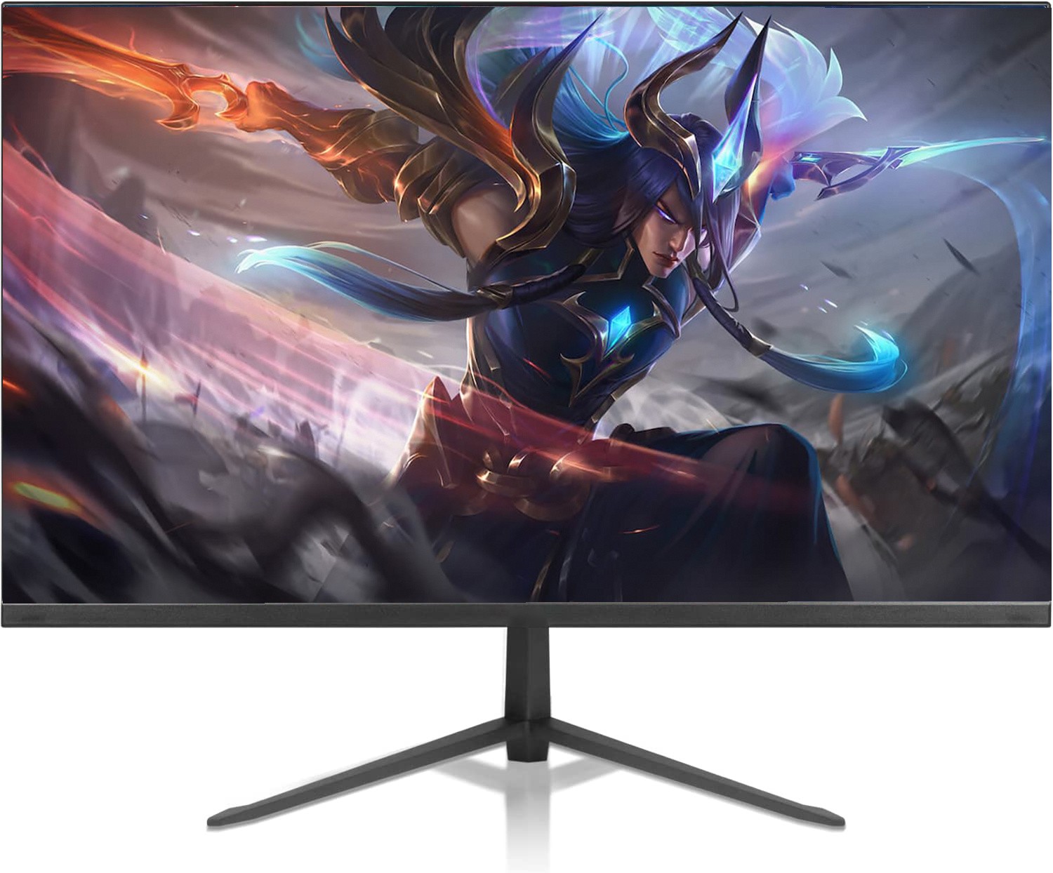 Computer Monitor, Pcv 27 Inch PC Monitor HD 1920X1080, Gaming Monitor with H+V Interface, 4ms, 75Hz, Brightness 250 CD/M&sup2; , Computer Screen for Desktop