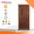 Import Contemporary Prefinished 5-Panel Flush Hollow Core Mahogany Wood Reversible Single Prehung Interior Door from China