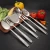 Import Cooking Accessories Stainless Steel Soup Ladle Slotted Spoon Spatula Meat Fork Kitchen Utensils Sets from China