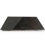 Cooking ceramic hob infrared 5 zone built in three ring double ring