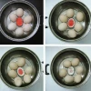 Cooking Kitchen Tools Heat Sensitive in Boil Water Egg shaped Mechanical Colour Changing Egg Timer