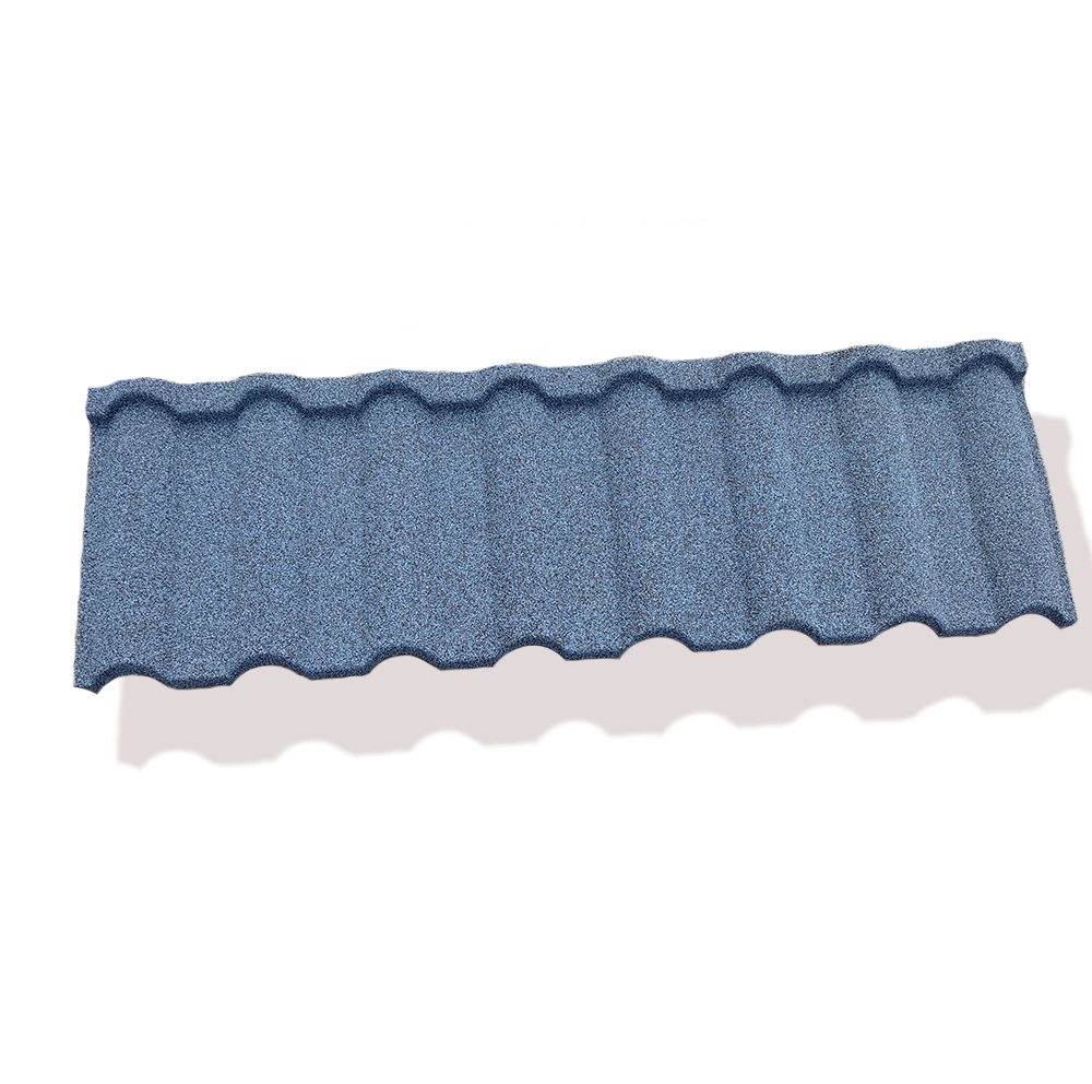 Corrugated Roof High Quality Stone Coated Metal Roof Tiles Waterproofing Tiled Roof In Hangzhou Factory