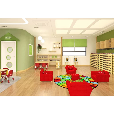 COWBOY kindergarten school wooden montessori childcare furniture children set school daycare classroom