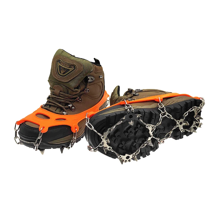 Crampons Ice Cleats Traction Grip for Boots Shoes Women Men Kids Anti Slip 23 Microspikes Safe Protect Walking
