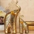 Creative China Supplier Art craft gift Customized resin elephant figurine home decor