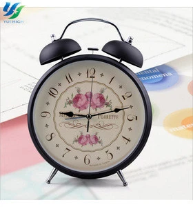 Creative Panda Atop World Alarm Clocks Mechanical Alarm Clock