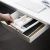 Import Creative Plastic Under Office Desk Organizer Hidden Drawer Stationery Key Pencil Tray Storage Box from China