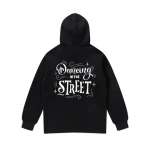 Cropped Hoodie Customise Without Bottom Ribbing Men Custom Streetwear Hoodies Puff Print Hoodie