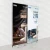 Import custom advertising paper roll up banner printing vertical display stand from China