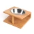 Import Custom Bamboo Pet Accessories Single Raised Pet Feeder Bowl Holder Rack with Stainless Steel Bowl for Dogs Cats from China