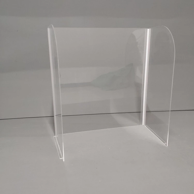 custom clear acrylic sneeze guards plexiglass shields for students desk using