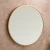 Import custom cut size shape gold metal frame round mirror for hotel bedroom from China