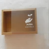 Custom drawer paper gift box packaging box with plastic sleeve