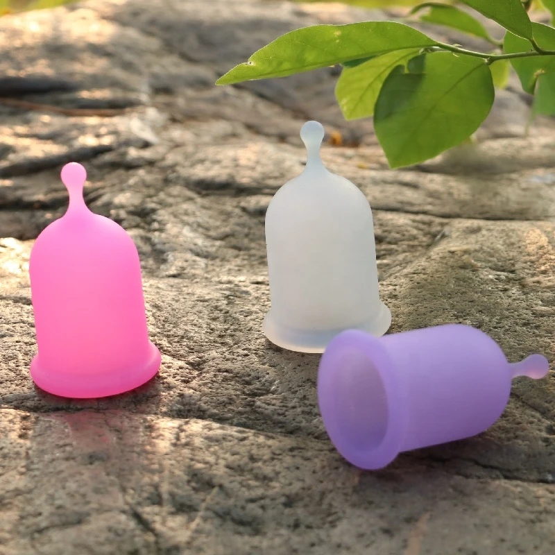 Custom High Quality reusable Medical 100% Silicone Menstruation Cup Lady Period Manufacturer clear menstrual cup
