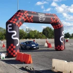 Custom Inflatable Arch Top Quality Logo Printing Inflatable Finish Line Arch for Event Advertising