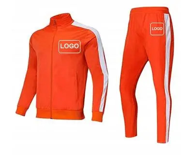 Custom Logo Track Suit Mens Sports Fitted Sweatsuit