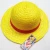 Import Custom Luffy Straw Hat Farmers Wide Brim Hat With Ribbon And Rope from China