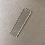 Custom-made Cuboid perforated thin optical glass quartz plate price