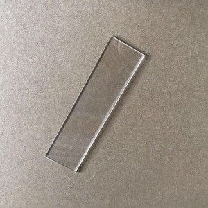 Custom-made Cuboid perforated thin optical glass quartz plate price