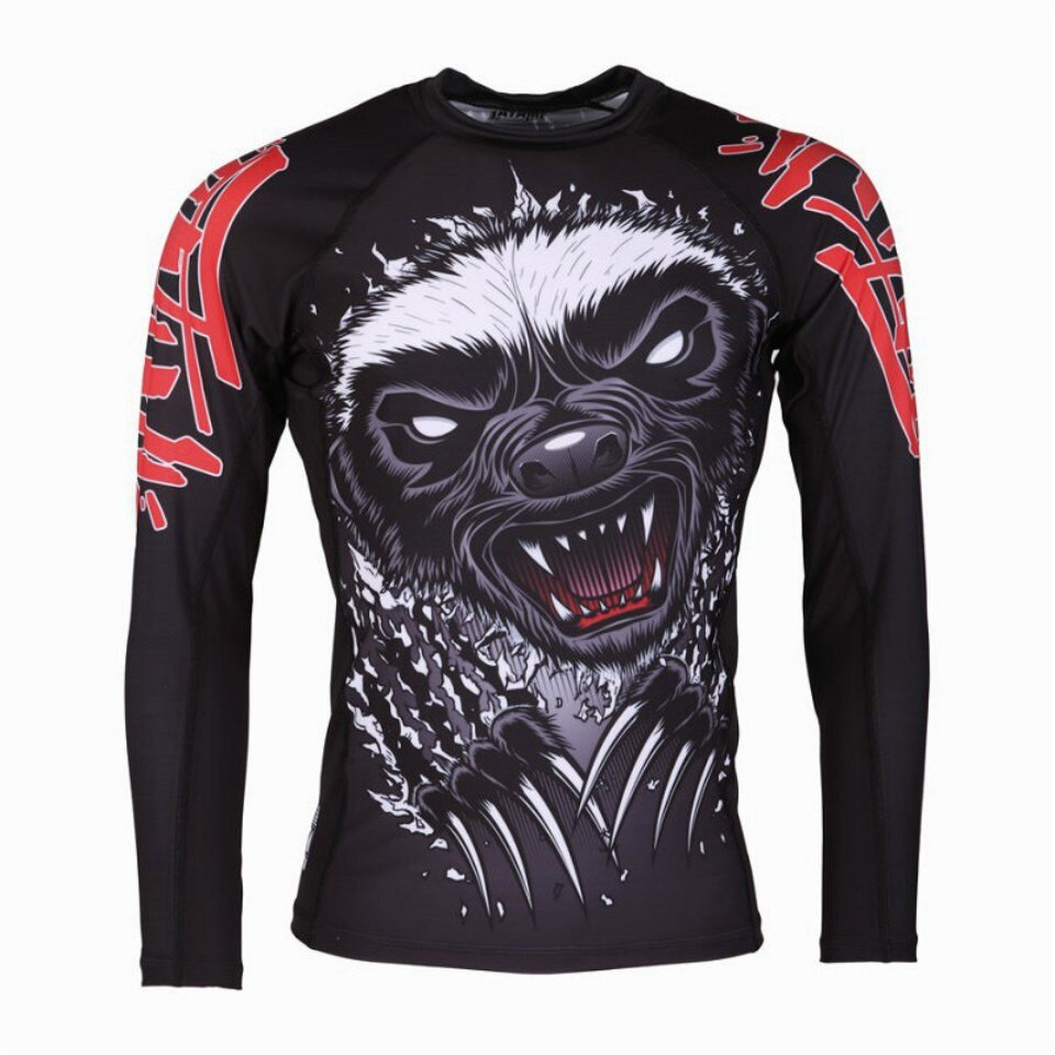 Buy Custom Made Printing Rash Guard Boxing Bjj Mma Rash Guard Running ...