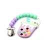 Custom milk cup sensory toys FDA safety silicone funny baby teether
