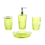 Custom New Products Modern Design Home Decorating Acrylic Bathroom Accessory Sets