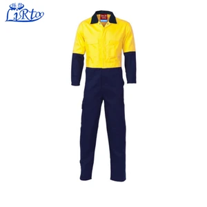 Custom Overall Workwear 100% Cotton Fire Retardant Coverall Comfortable Wear-Resisting Wholesale