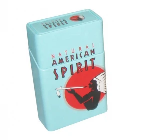 Custom Printing Creative Design Small Mini Gift Cigarette Case Storage Tin Box