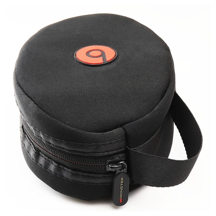 Custom travel specialized pu hanging soft headphone storage tool eva bag insert pack paper gift case box
