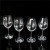 Import Custom wholesale cheap colored wine glass goblet from China