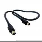 Customised OEM Mini Din 5P 4 5 6 8 9 10 All Pin Female To Male Solder Type 24AWG Audio Video VR Gaming PVC Connector Cable