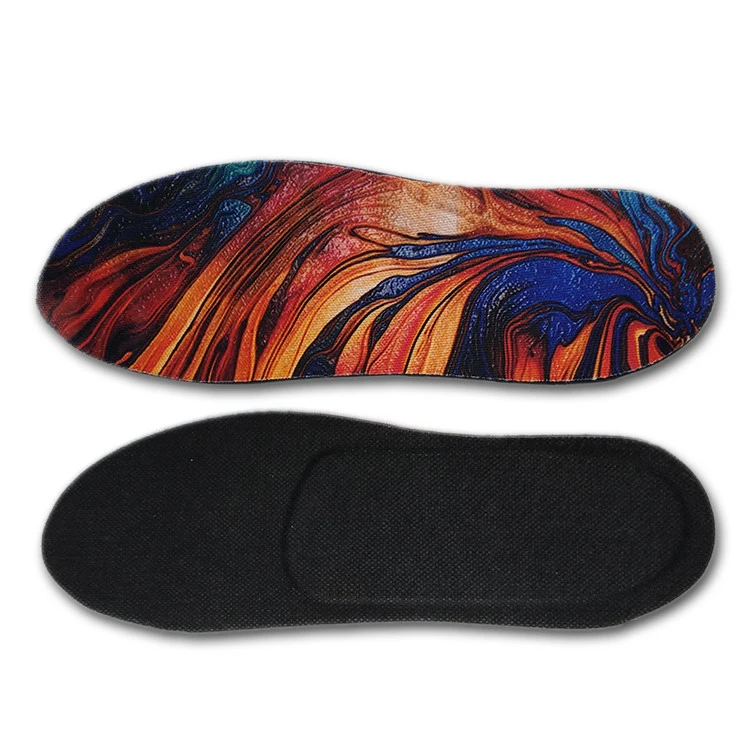 Customizable fabric soft heat oven flip flop orthotic sport shoe insole thermoforming