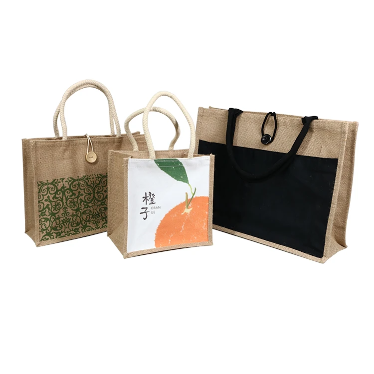 Customize Different Design Shopping Jute Bag