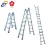 Import Customized aluminum factory  Multi-use aluminium telescopic portable ladder, aluminum pipe ladder from China