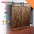 Import Customized Kitchen Cabinet Sliding Door With Classical American Flat Track Barn Door Hardware from China