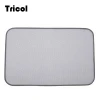 Customized logo style time silicone 50*30 cm 6 microfiber finishing pad dish mat  CKS-012 for kitchen in China