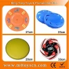 Customized Logo&Color High Quality Round Plastic Fabric Dog flying disc