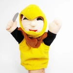 Customized OEM hand puppet Plush Stuffed toy for kids role-play