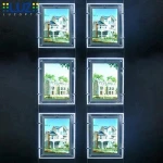 Customized size real estate agent or restaurant menu board led photo light box