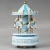Import Customized Xmas Carrossel decorative Kid musical toy gift Wind up Round Plastic and wooden Merry go carousel music box from China